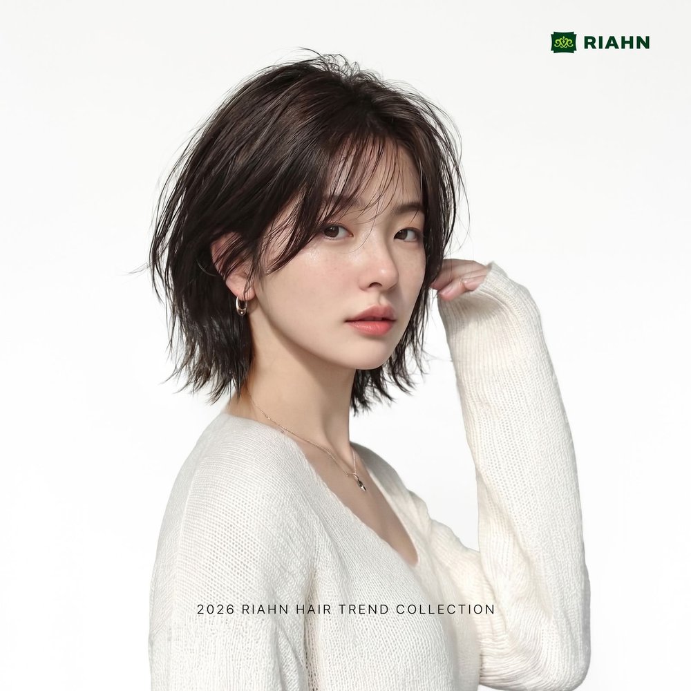 리안헤어 단관점 원주 단구동 미용실 염색 - 브라운 염색 스타일