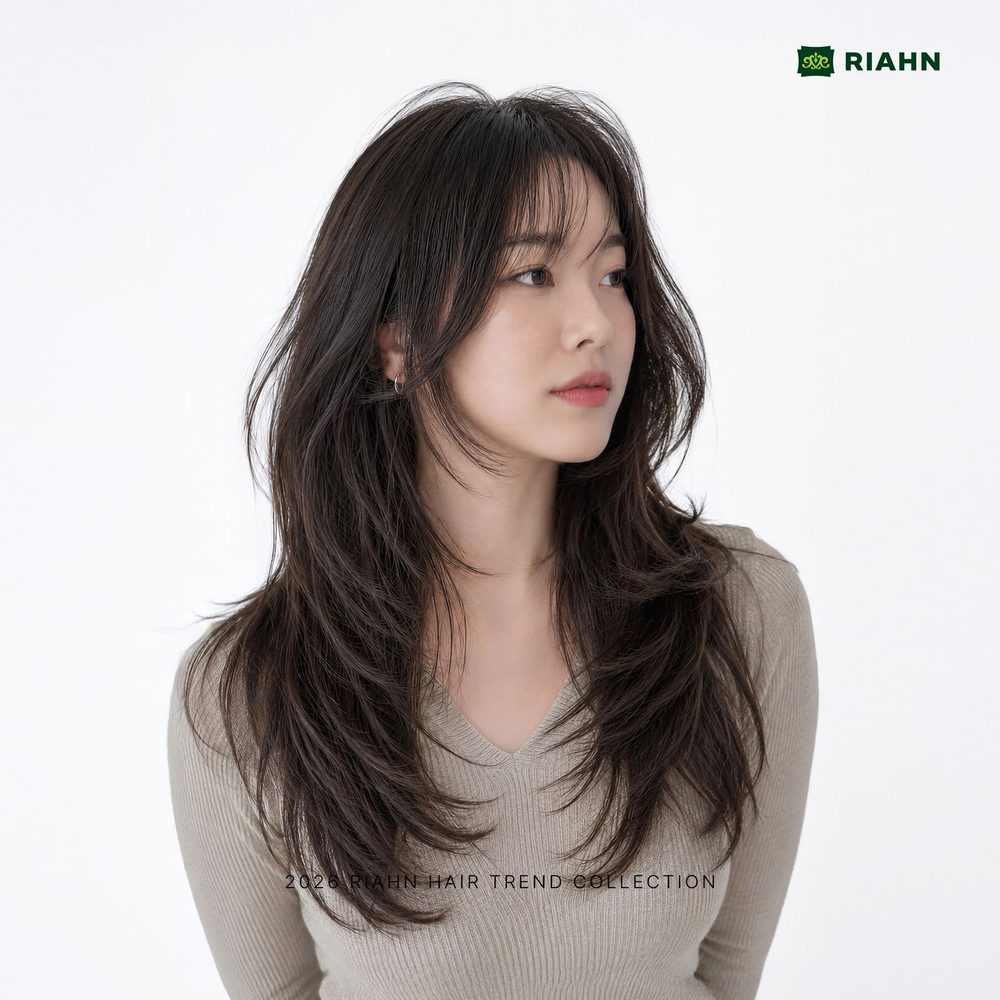 리안헤어 단관점 원주 단구동 미용실 긴머리 펌 스타일